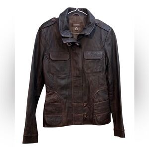 Danier | Dark Brown Leather Jacket